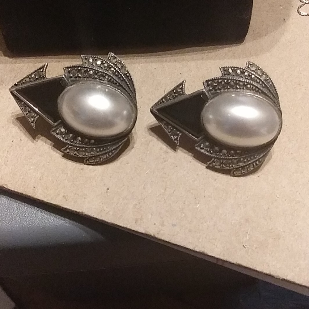 Vintage Sterling Silver Earrings